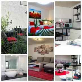 HAPPY-HOMES RED - Up to 5 - Küche - W-LAN - Netflix - Honig - Terrasse